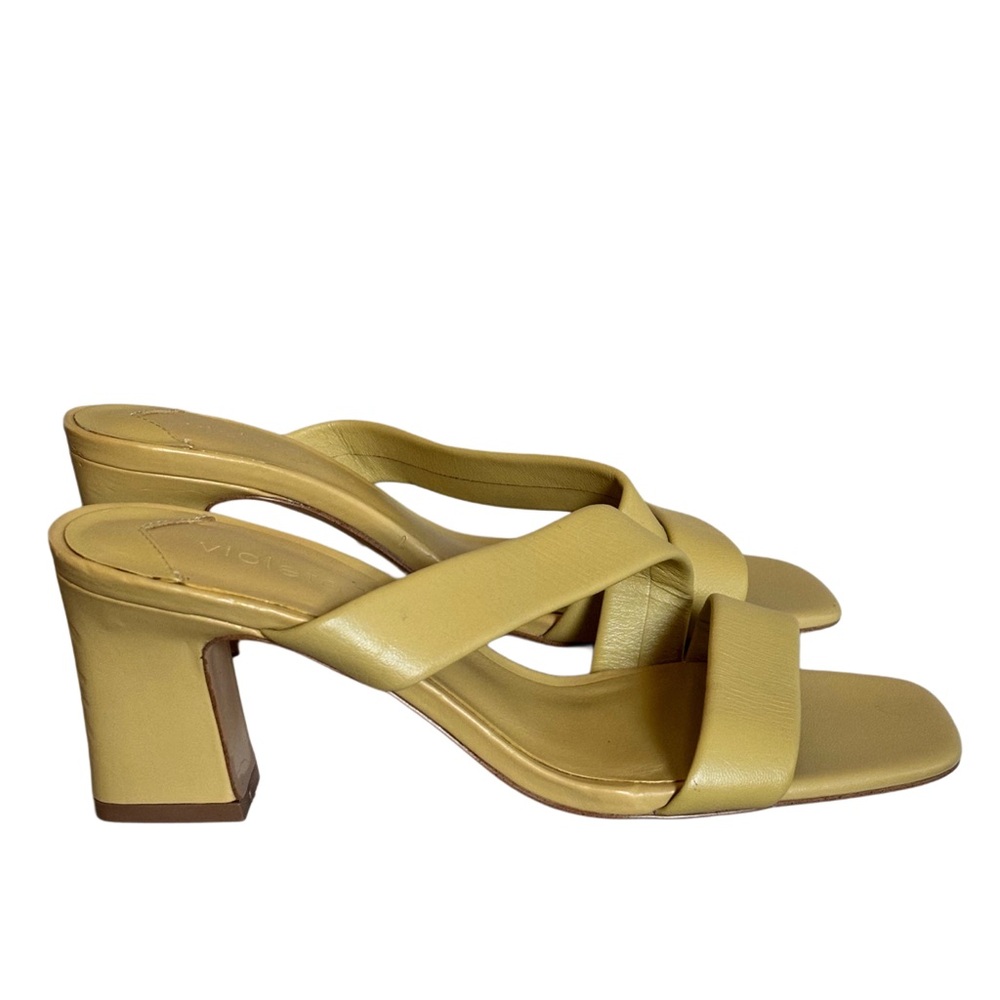 Mango Block Heel Mule - image 2